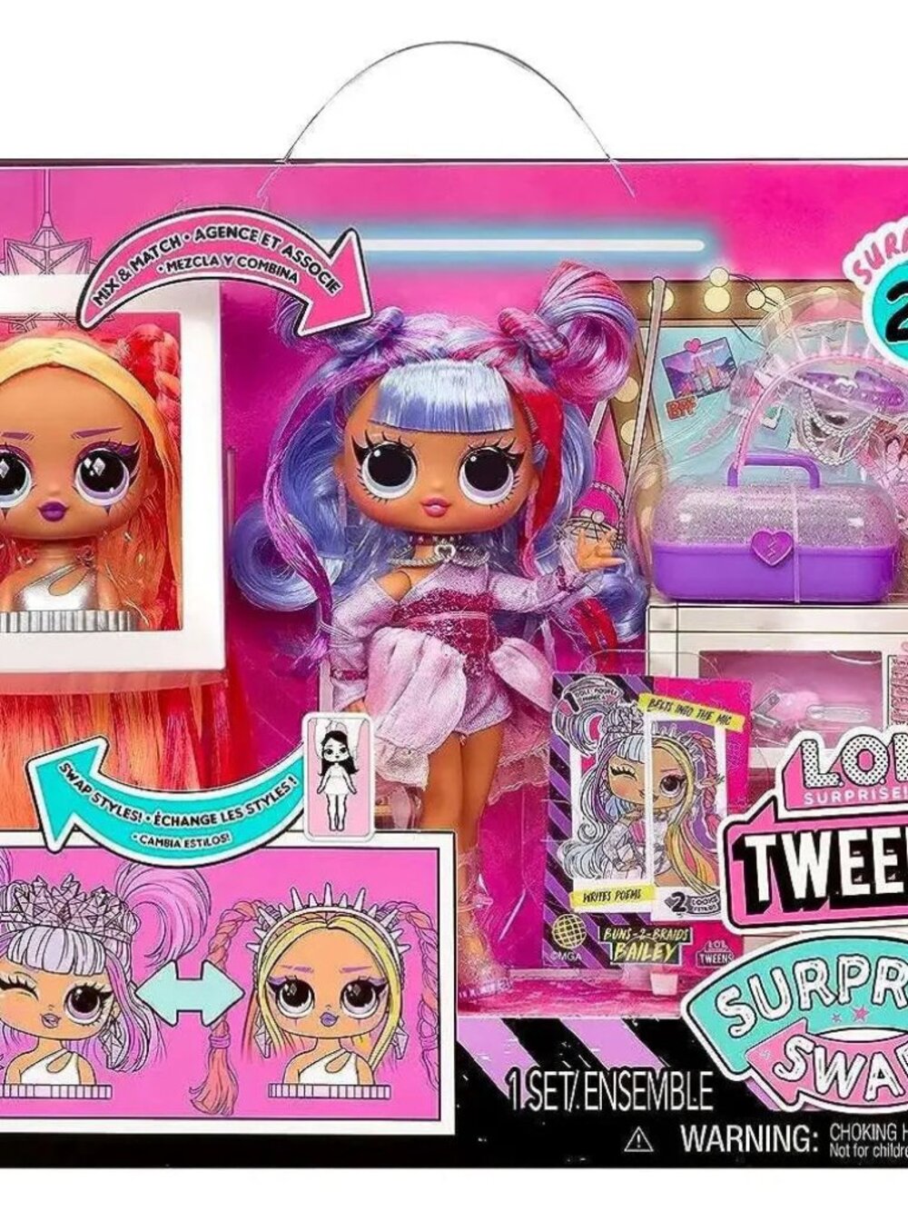 L.O.L. Surprise! Tweens Surprise Curls 2 Crimps Cora Fashion Doll NIB